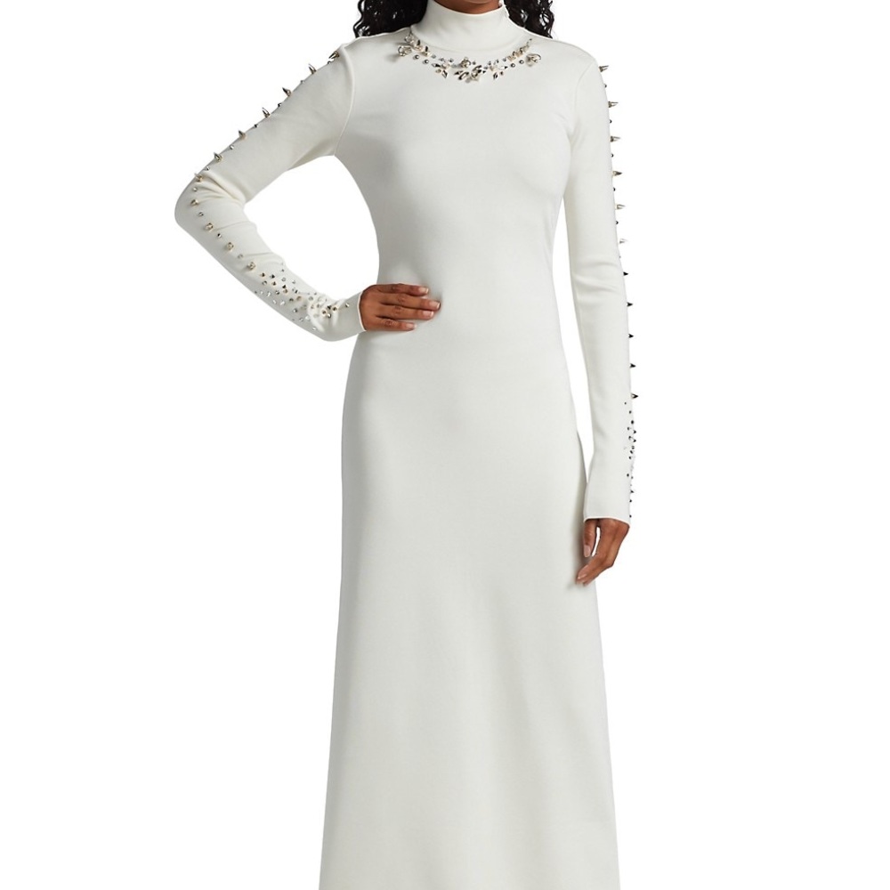 Givenchy Stud & Bead Embellished Gown. Size L. Retail $4780.